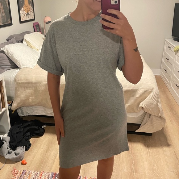 Heathered Grey Rebecca Minkoff Tshirt Dress - Picture 1 of 5